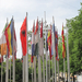 München, zászlók a Europäisches Patentamt előtt, SzG3