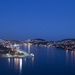 Dubrovnik kikötő éjjel