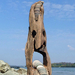 Driftwood and stone art in Hungary by tamas kanya