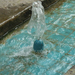 Kashan - Kerámia vízköpő a Fin-kertben