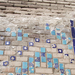Tabriz - Eredeti díszítés a Kék mecset falán