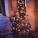 Karácsonyfa a PIM bejáratánál