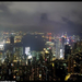 hong-kongi látkép éjszaka