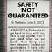 safety-not-guaranteed-poster