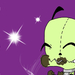 Gir eats a muffin