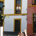 Sevilla - Magányos festő naranccsal