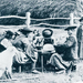 Csikósok és pásztorok a Hortobágyon, 1900 körül.