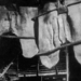 Szalonna szárad-füstölődik a padláson. Vargyas, 1963.