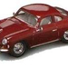 Yatming 1956 Porsche 356, Burgundy 1-43