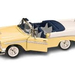 Yatming 1956 Chevrolet Bel Air Convertible, Yellow 1-18