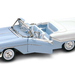 Yatming 1957 Oldmobile Super 88 Convertible Blue 1-18