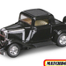 Yatming 1932 FORD 3-WINDOW COUPE BLACK 1-43