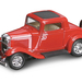 Yatming 1932 FORD 3-WINDOW COUPE RED 1-43