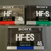 3 SONY HF, HF-S, HF-ES, 46 Eur 1988