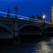 Big Ben és a Westminster híd a kék órában