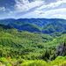 HDR panoráma a Galbina szirtről, az apuseni Nemzeti Parkban (Bih