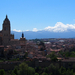 Segovia háttérben a Navacerrada