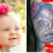 Egy nagyszerűre sikeredett tetoválás a gyerekről.