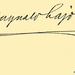 Haynald Lajos signature