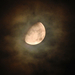 A Hold és udvara közelebbről halojelenség. 2015. okt. 22. 22:22