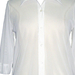 460019 Chiffonbluse mit Kn.-weiss