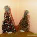 Mini karácsonyfák újságokból