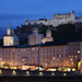 Salzburg óváros - este