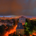 Pécs uránváros 10. emeleti ablak panoráma