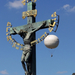 Prága - Károly-híd - Szobor és a hőlégballon