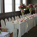 fehér-rózsaliliom főasztal teríték