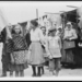 People, including children, in market, Hungary 1920-23