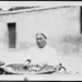 Woman with basket in market, Hungary 1920-1923