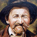Reisz Ilona-Pipe-smoking Old Man