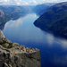 Szószék szikla Norvégiában