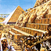 Construction of the Great Pyramid at Giza