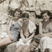 Eunice, Robert, Jack, és Patricia Kennedy, Cap d'Antibes, 1939. 