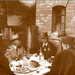Fröccs 1933 Móra Ferenc az Avasi pincesoron (balról a 3.)