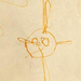 2 éves Fanni rajza, ember a körkeresztből