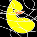 Fantázia sárga kacsa