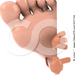 227134-Royalty-Free-RF-Clipart-Illustration-Of-A-3d-Human-Foot-L