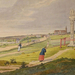 Pestis oszlop a város határában 1831-ben