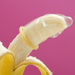 banánon óvszer