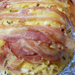 Sült túrós tészta bacon-ben, SzG3