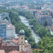 Graz-óváros - Mura a bástyáról