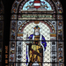 Bp- bazilika - üvegablak-leo