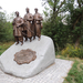 Ukránok által felállított kozák szoborcsoport a Leopoldsberg