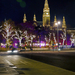 Bécs - Wiener christkindlmarkt az utca felől