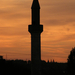 Az Érdi Minaret naplemente után