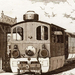 Helyiérdekű vasúti vonat Pomáz állomáson az 1890-es években