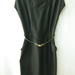 90722C-15B PRADA BLACK WOOL&COTTON DRESS SIZE S M L PRICE USD 42